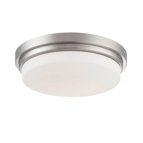Eurofase 26635-019 Wilson Decorative LED Flushmount Blown Opal Glass Diffuser Bronze Finish 12.75 Inches In Diameter