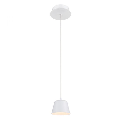 Eurofase 28237-013 Bowes 1 Light LED Pendant Matte Black Finish