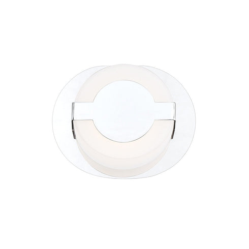 Eurofase Balewood Rounded Chrome And Frosted Acrylic House This Model: 35663-010