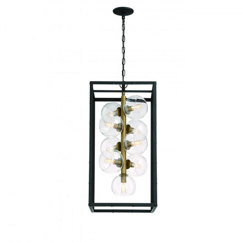 Eurofase Bentley 9 Light Chandelier Bronze Model: 31648-011