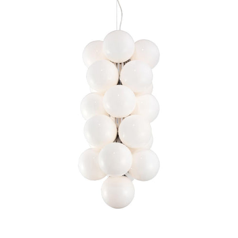 Eurofase Bianca 2 1 Light Pendant Chrome White Model: 22984-012