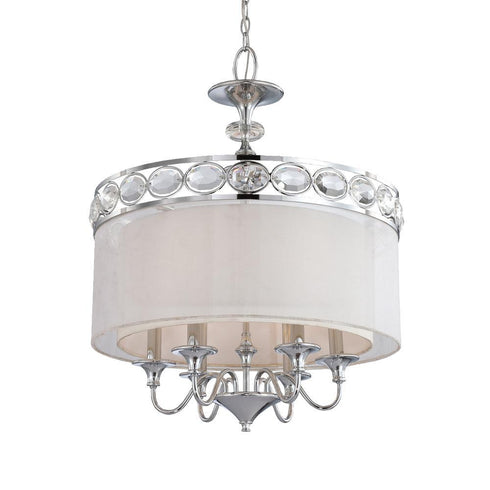 Eurofase Bijoux 6 Light Pendant Chrome Model: 20296-025