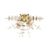 Eurofase Bonazzi 4 Light Flush Mount Chrome Model: 34081-020