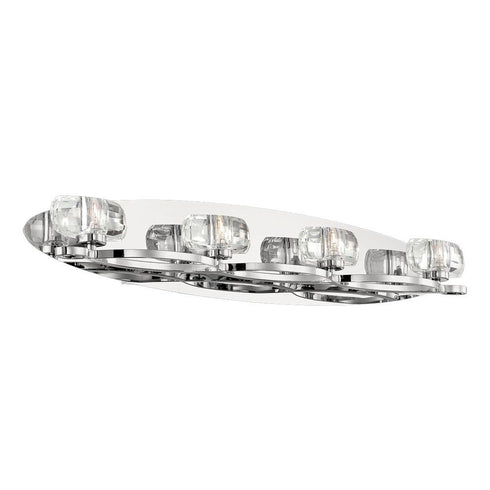 Eurofase Buca 4 Light Bathbar Chrome Clear Model: 26352-015