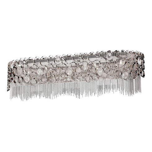 Eurofase Cameo 5 Light Bathbar Nicke Clear Model: 26315-010