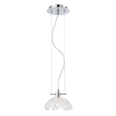 Eurofase Caramico 1 Light Pendant Chrome Model: 28136-019