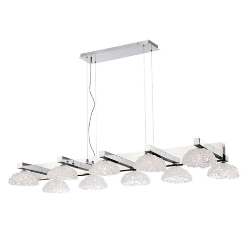 Eurofase Caramico 1 0 Light Chandelier Chrome Model: 28139-010