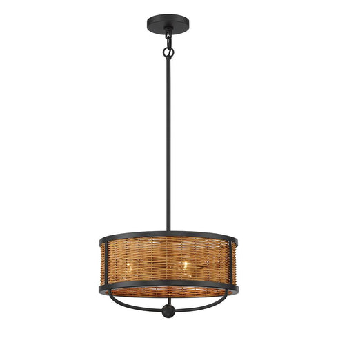 Eurofase Comparelli Hand Woven Natural Wicker Conjures Up Model: 38159-015