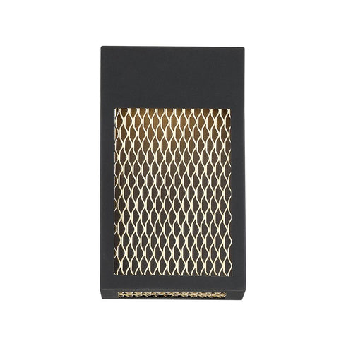 Eurofase Coop Golden Mesh Wiring Encloses A Top LED Panel Model: 35926-016