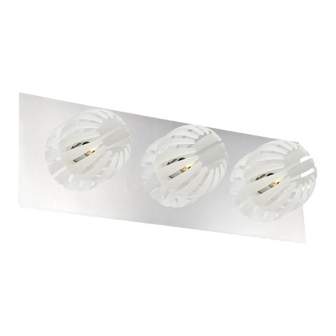 Eurofase Cosmo 3 Light Bathbar Chrome Frost White Model: 23204-058