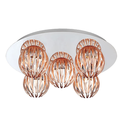 Eurofase Cosmo Sliced Plexiglass Shades With Polished Chrome Model: 23206-014