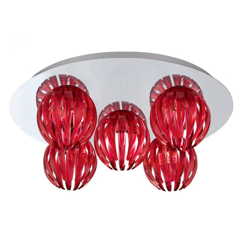 Eurofase Cosmo Sliced Plexiglass Shades With Polished Chrome Model: 23206-021