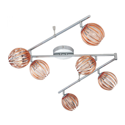 Eurofase Cosmo Sliced Plexiglass Shades With Polished Chrome Model: 23208-018