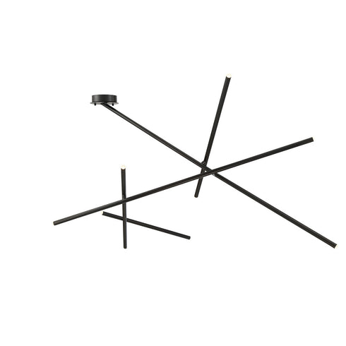 Eurofase Crossroads Minimalist Rods Of LED Crisscrossed At Varied Model: 36249-015