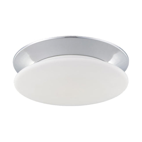 Eurofase Crown 1 Light Flushmount Chrome Model: 23023-017