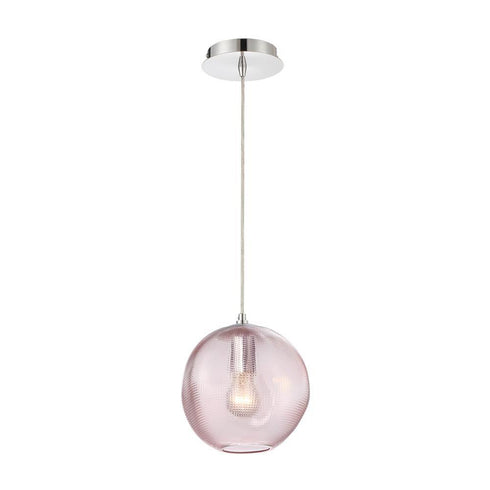 Eurofase Della 1 Light Pendant Small Pink Model: 34035-016