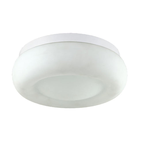 Eurofase Disk 1 Light Flushmount Large White Model: 23025-011