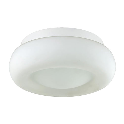 Eurofase Disk Molded Opal Glass With White Glazed Metal Model: 23024-014