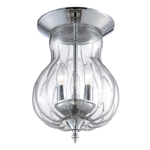Eurofase Dupont 3 Light Flushmount Chrome Model: 28046-011