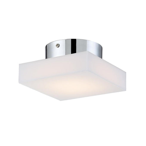 Eurofase Evolve Square White Acrylic Shade With Steel Accent Model: 30164-30-017