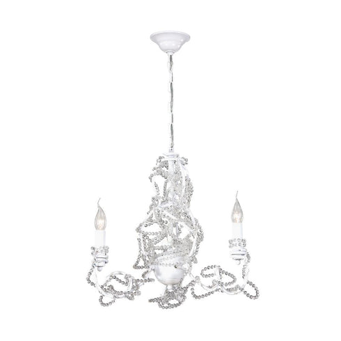 Eurofase Fantasia Clear Polished Crystal Beading With White Model: 38537-011