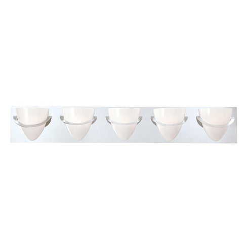 Eurofase Forma 5 Light Bathbar Chrome Model: 23048-010