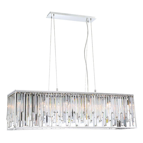 Eurofase Genova Exaggerated Coffin Crystal Framed In A Sleek Model: 34079-010