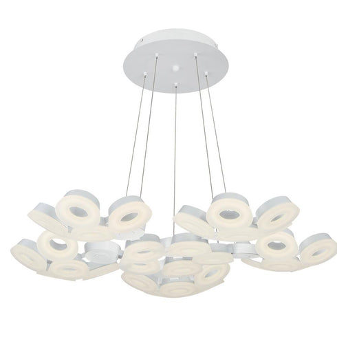 Eurofase Glendale LED Illuminated Rings On Matte Finished Spun Model: 29094-011