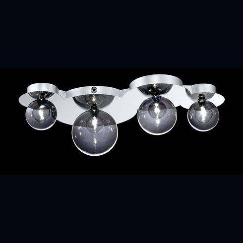 Eurofase Grappa 4 Light Flush/wall Chrome /smok Model: 26353-012