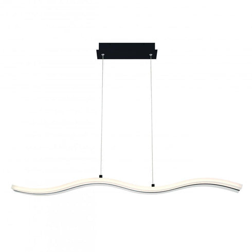 Eurofase High Tide Rolled Frosted Acrylic LED With Black Mesh Model: 31806-015