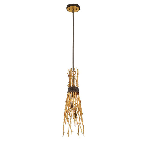 Eurofase Kindling Golden Branch 3 Light Chandelier Model: 35640-011