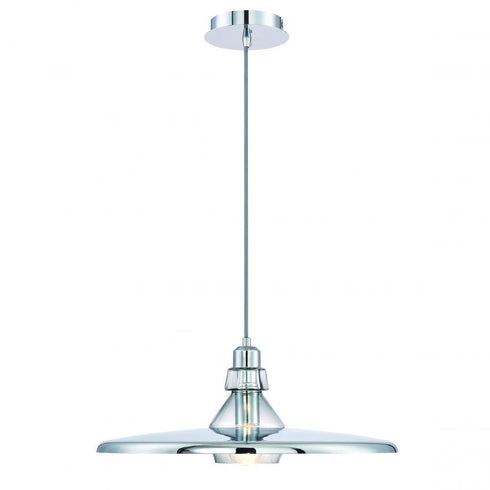 Eurofase Legend 1 Light Small Pendant Chrome Model: 31867-016