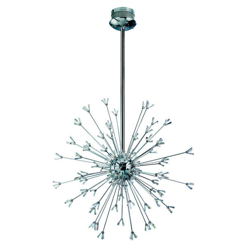 Eurofase Lenka, 90 Light Chandelier, Chrome/crysta Model: CH-90LEK-15