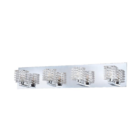 Eurofase Lenza 4 Light Bathbar Chrome Model: 25724-011