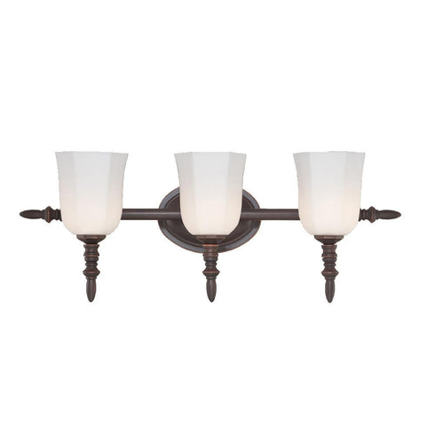 Eurofase Llody 3 Light Bathbar Oil Rub Bronze Model: 20376-017
