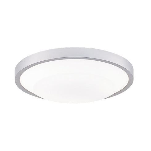 Eurofase Look 1 Light Flushmount Large Silve White Model: 19594-019