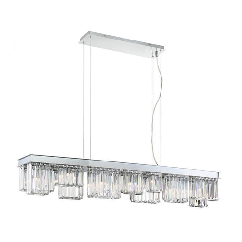 Eurofase Lumino 14 Light Chandelier Chrome Model: 29080-014