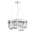 Eurofase Lumino 8 Light Chandelier In Chrome Model: 29078-011