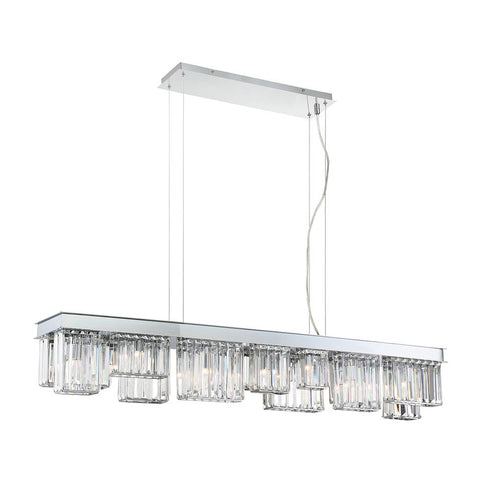 Eurofase Lumino Polished Chrome Frame Decorated With Clear Model: 29080-014