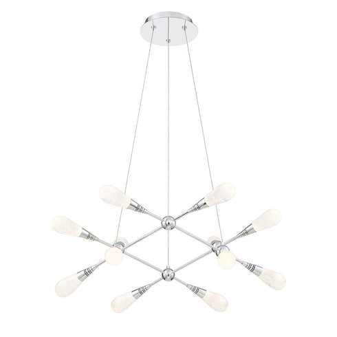 Eurofase Manning LED 1 2 Light Chandelier 35732 013 Model: 35732-013