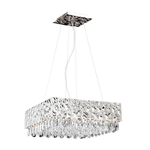 Eurofase Martellato 8 Light Pendant Ni Clear Model: 19513-010