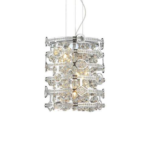 Eurofase Mica 3 Light Pendant Chrome. Clear Model: 20390-013