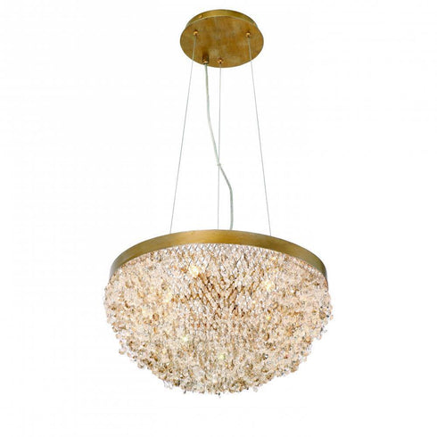 Eurofase Mondo 5 Light Chandelier Gold Model: 31829-014