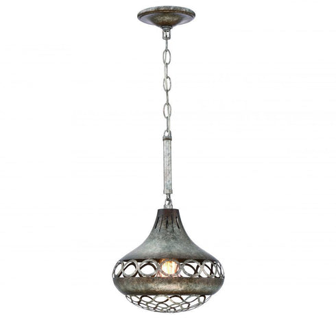 Eurofase Mosto 1 Light Pendant Anti Silver Model: 31632-027