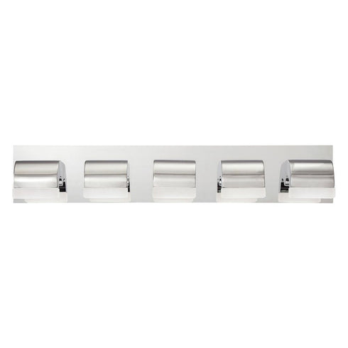 Eurofase Newport 5 Light LED Bathbar Chrome Model: 28099-017