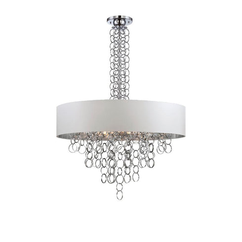 Eurofase Novello 1 2 Light Pendant Chrome Model: 25615-012