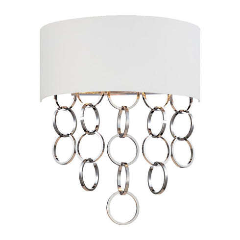 Eurofase Novello 2 Light Wall Sconce Chrome Model: 25612-011