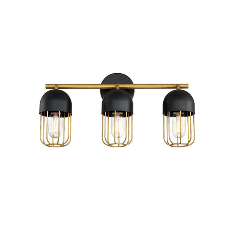 Eurofase Palmerston Rich Matte Black Paired With A Bright Golden Model: 35961-017