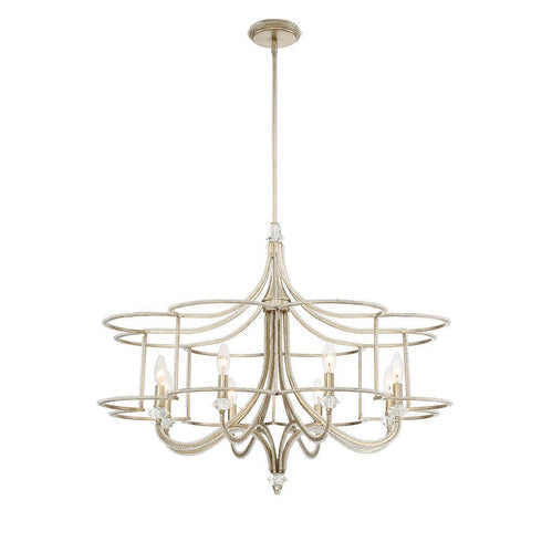 Eurofase Palmisano 8 Light Chandelrslv Model: 30075-016