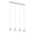 Eurofase Patruno 4 Light LED Chandelier White Model: 28167-013